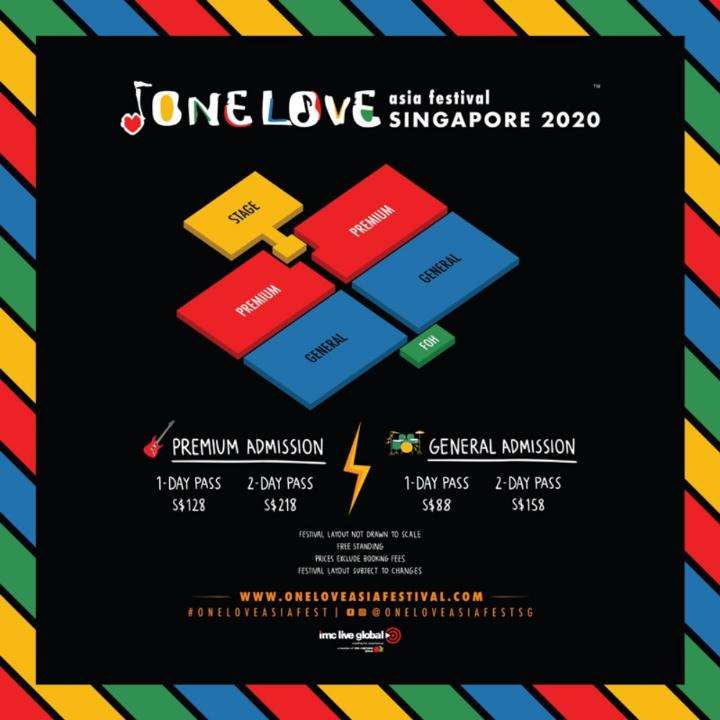 Beli Tiket One Love Asia Festival Singapore 2020 Harga Promo 2023