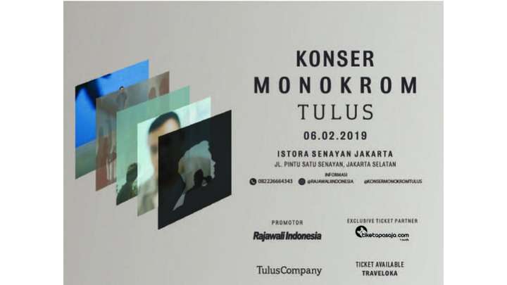 Tulus Monokrom Jakarta Tickets Exclusive Deal 2021