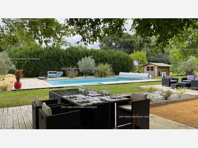 Location de vacances en villa pour 10 personnes à Soustons(40) avec piscine