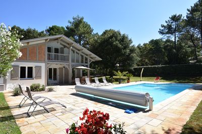 Hossegor - Villa Landaise avec superbe Jardin et Piscine Chauffée