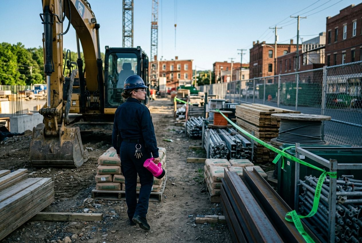 Construction Site Security in Reading PA: Protecting Equipment and Materials After Hours
