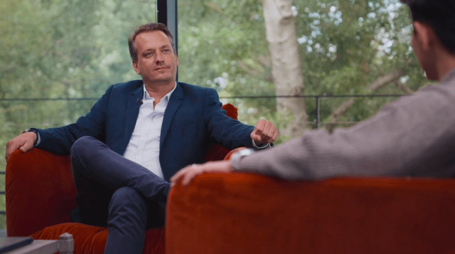 Charles Perrin (one of the cousins) in Twins office