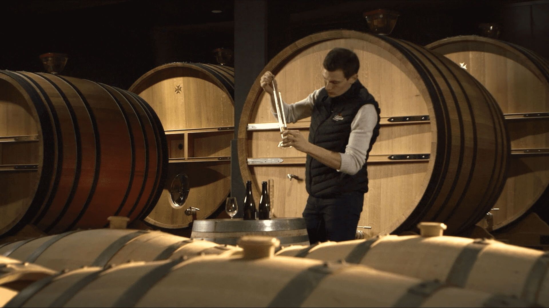 Champagne Clos Lanson cellar