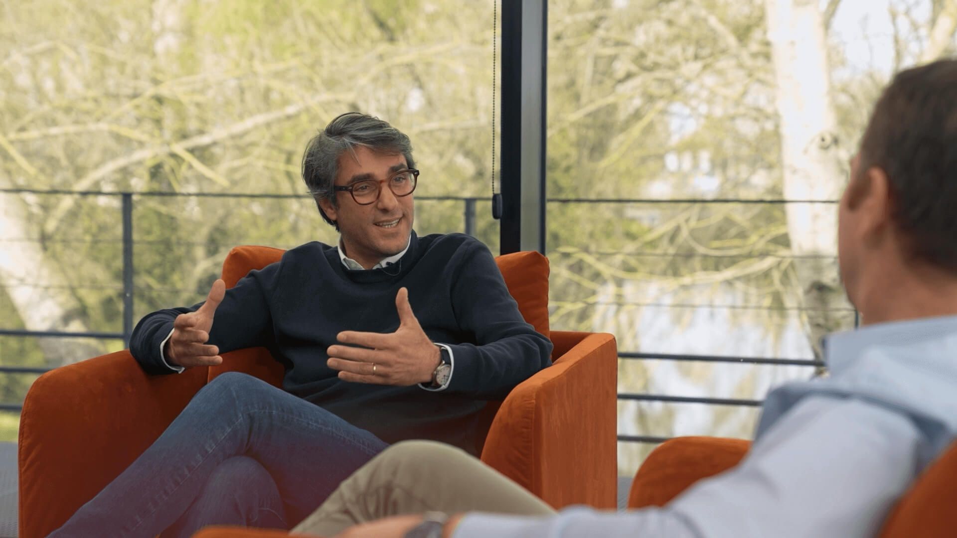 Pierre-Olivier Clouet, General Manager of Château Cheval Blanc at Twins office