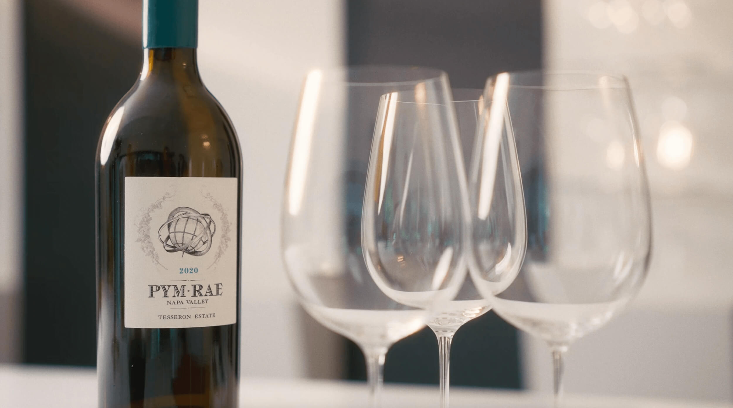 Bottle of Pym-Rae 2020 in Twins office