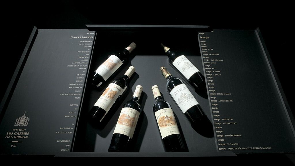 6 vins de la caisse exclusive du Château Les Carmes Haut-Brion