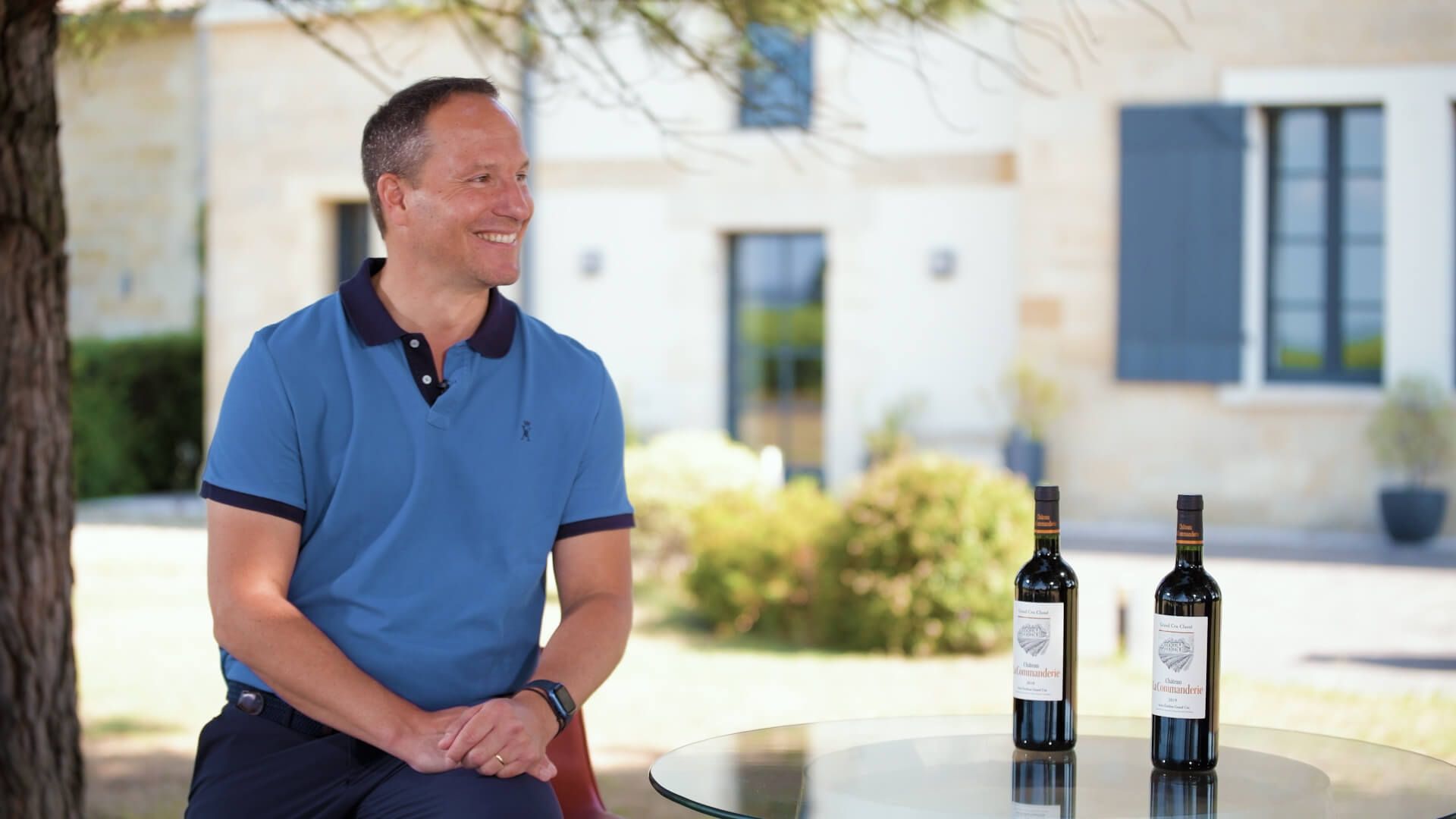 Thibaut Decoster, owner of Château La Commanderie