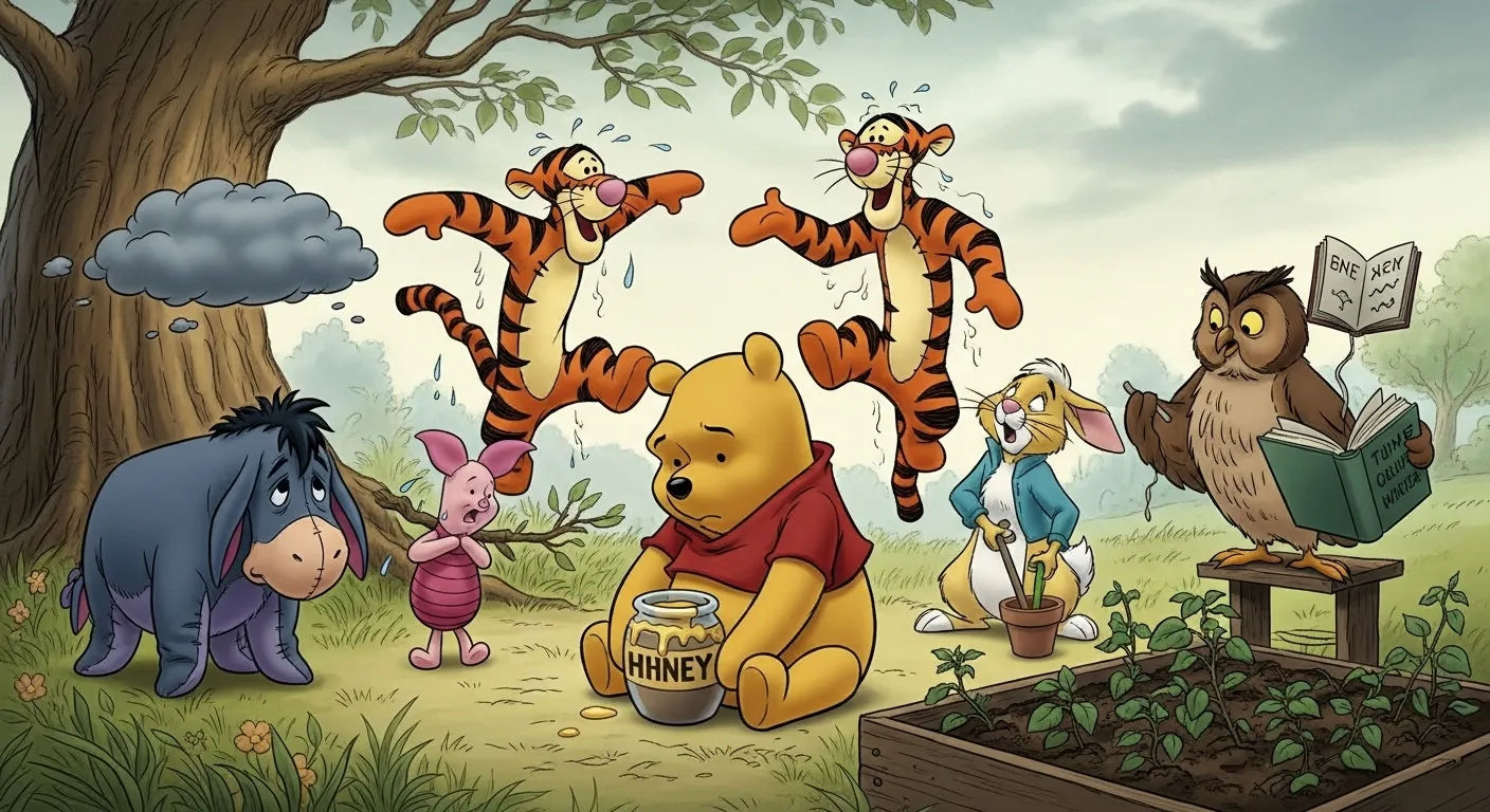 winnie the pooh characters disorders