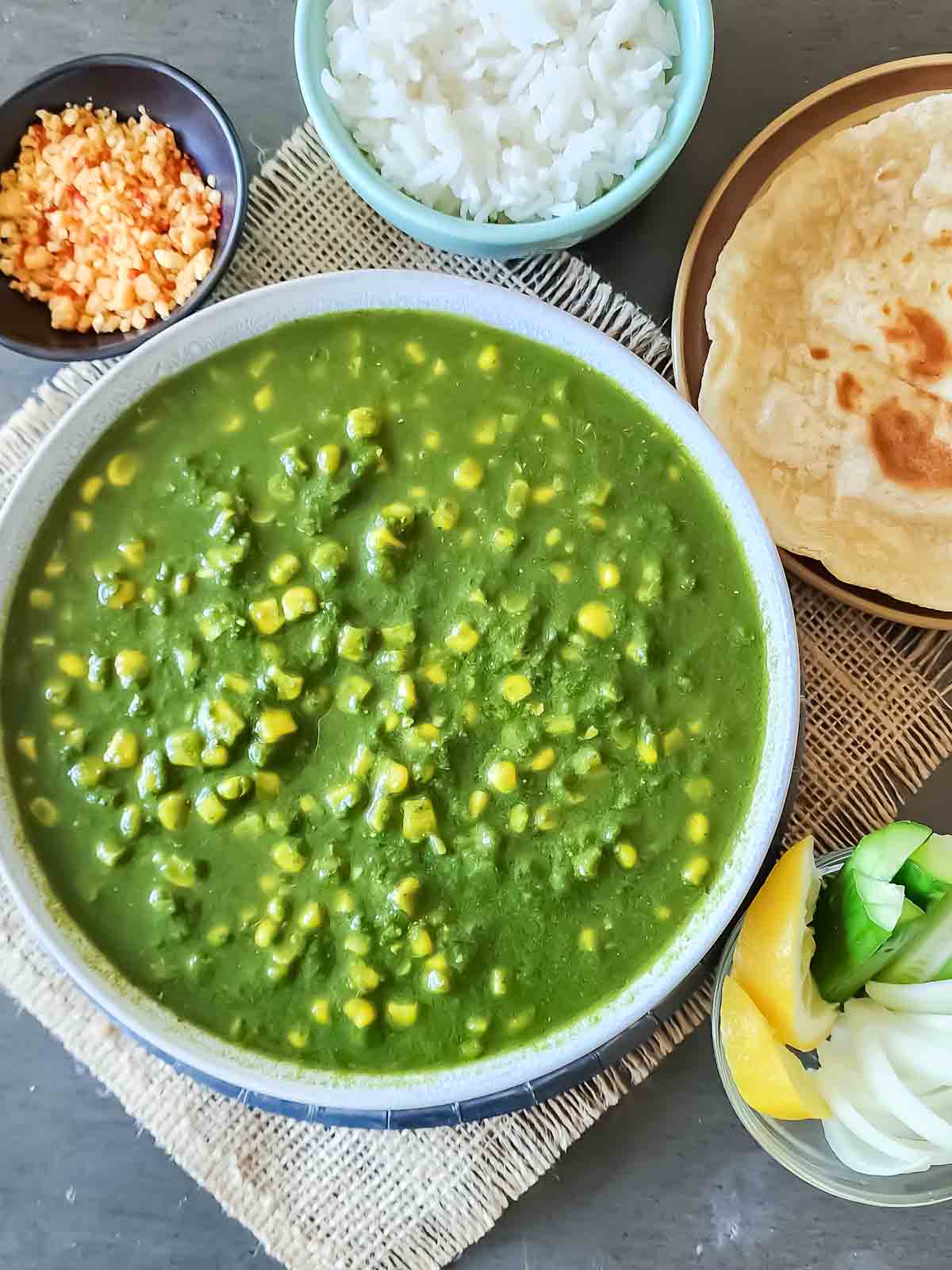 Corn Palak