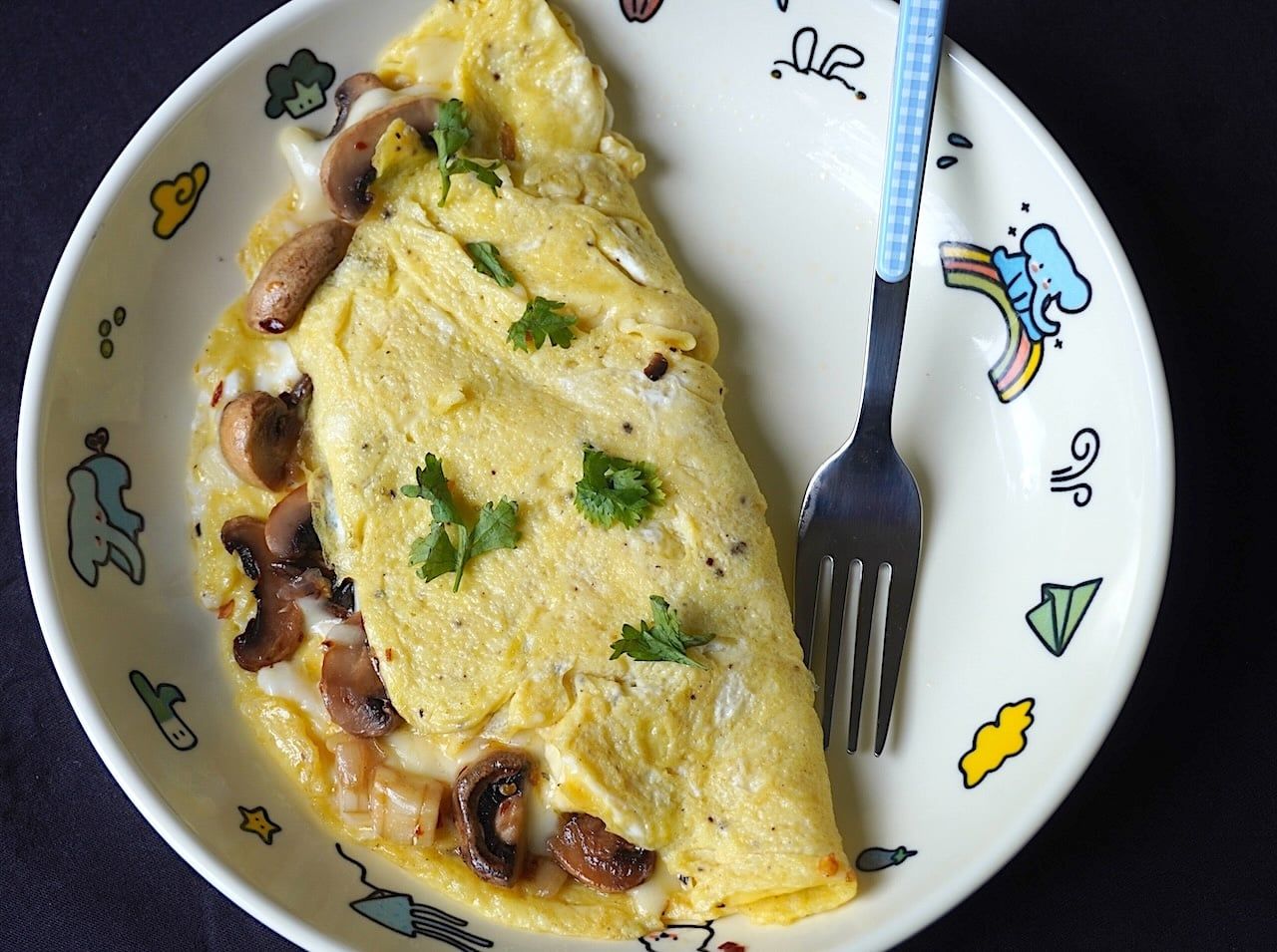 Mushroom Omelette
