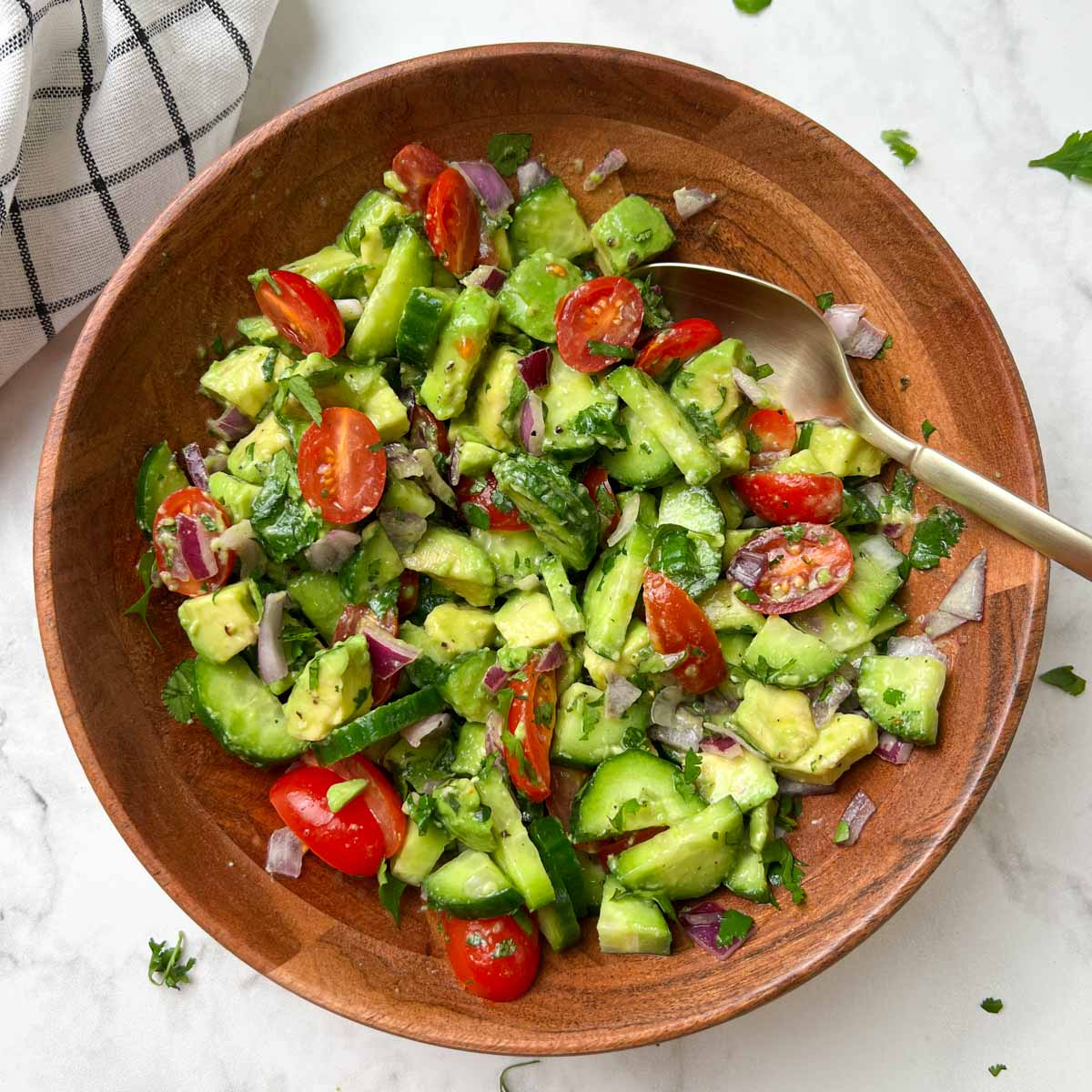 Avocado Cucumber Salad
