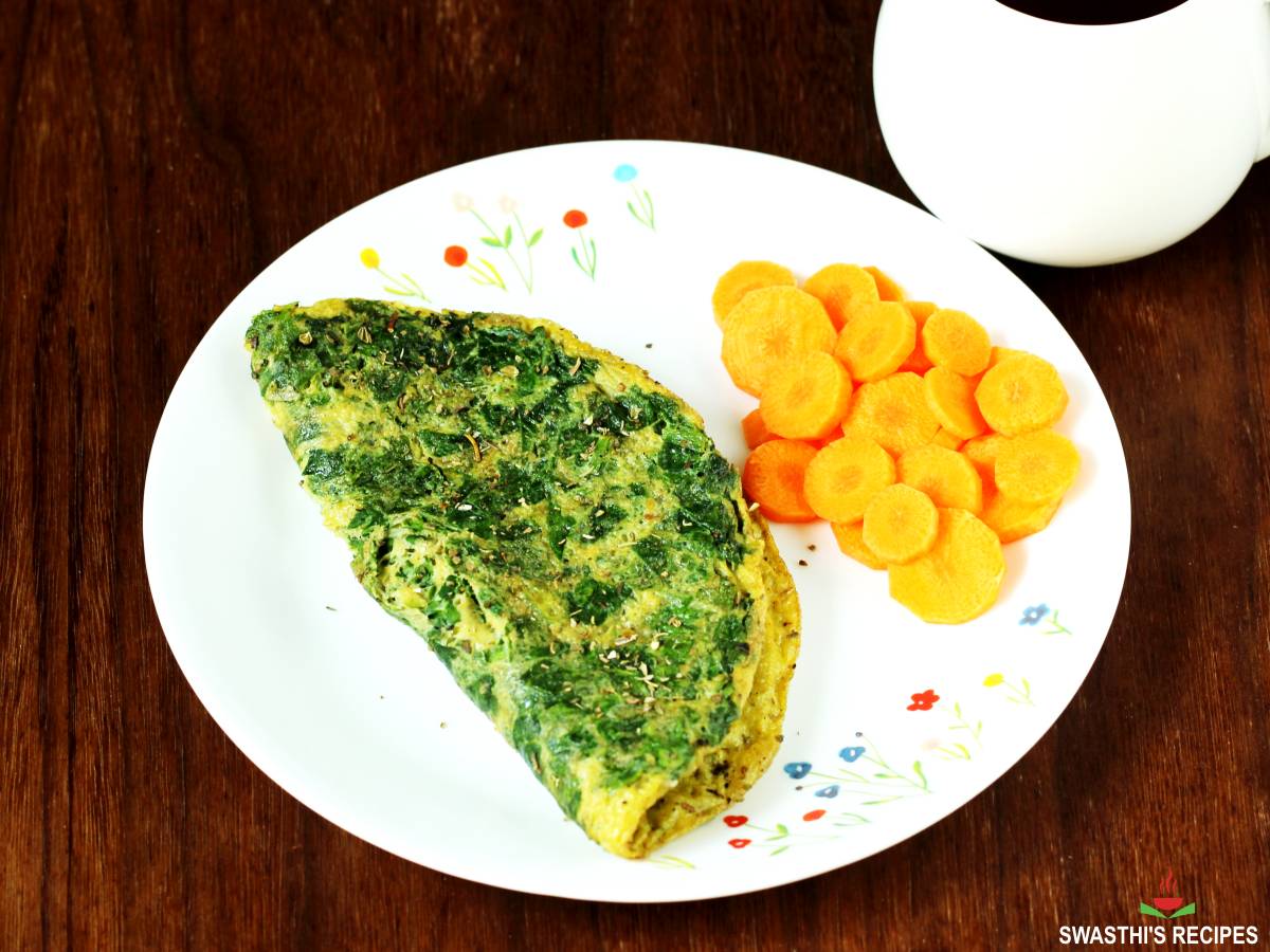 Palak Omelette