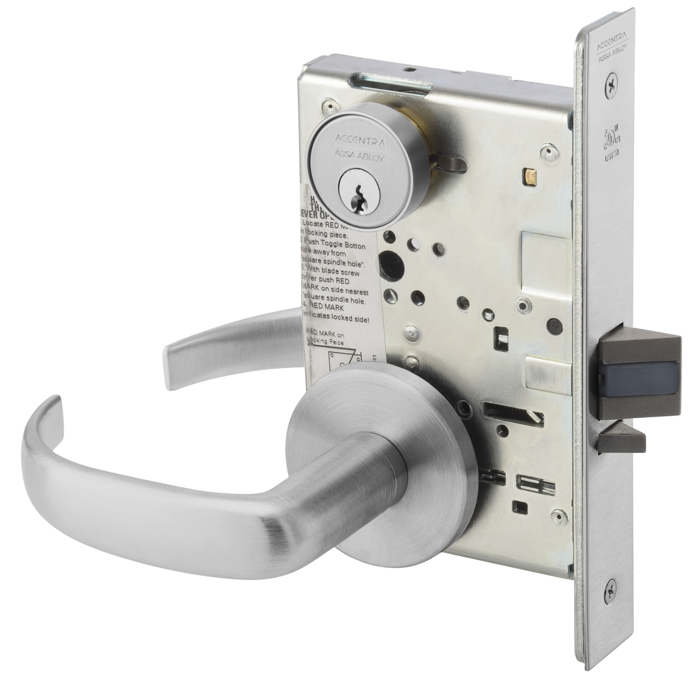 Electromechanical Locks : Electrified Mortise LocksetStoreroom Function