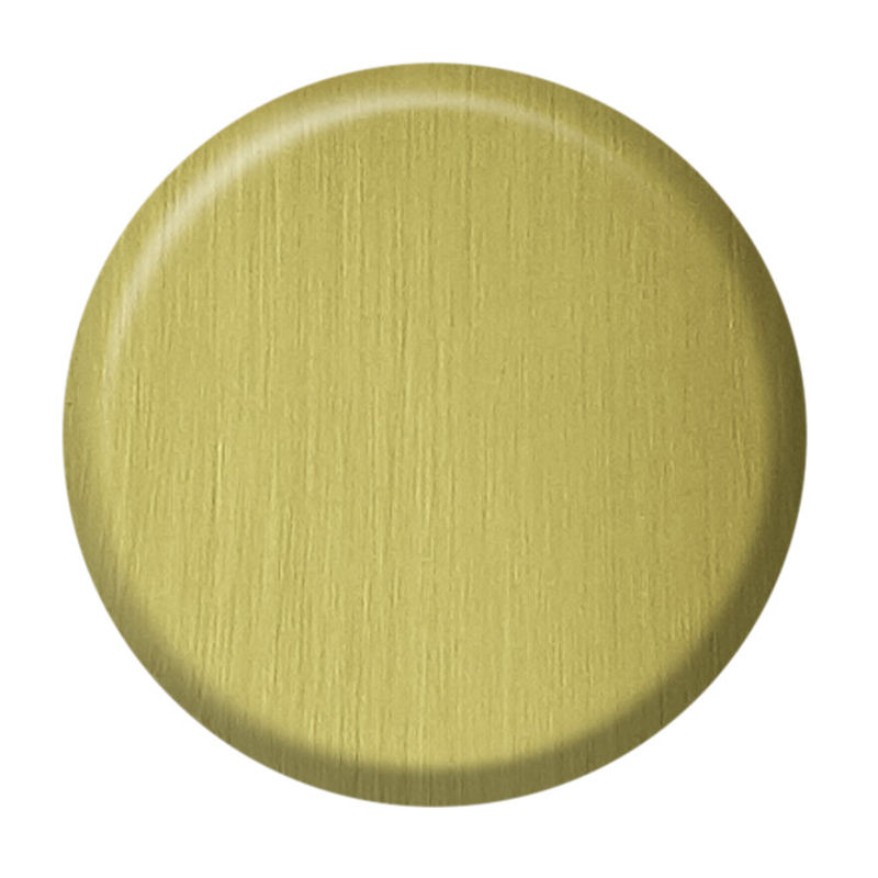 606 Satin Brass, clear coated