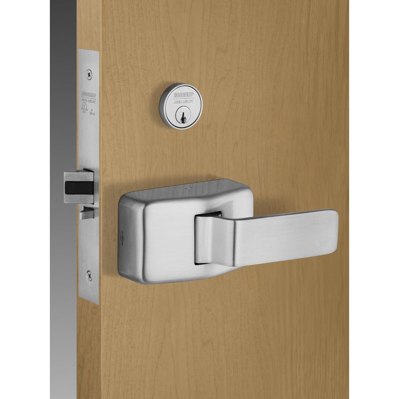 Sargent 70-7817-PT-US32D Asylum or Institutional Mortise Lock, Push/Pu