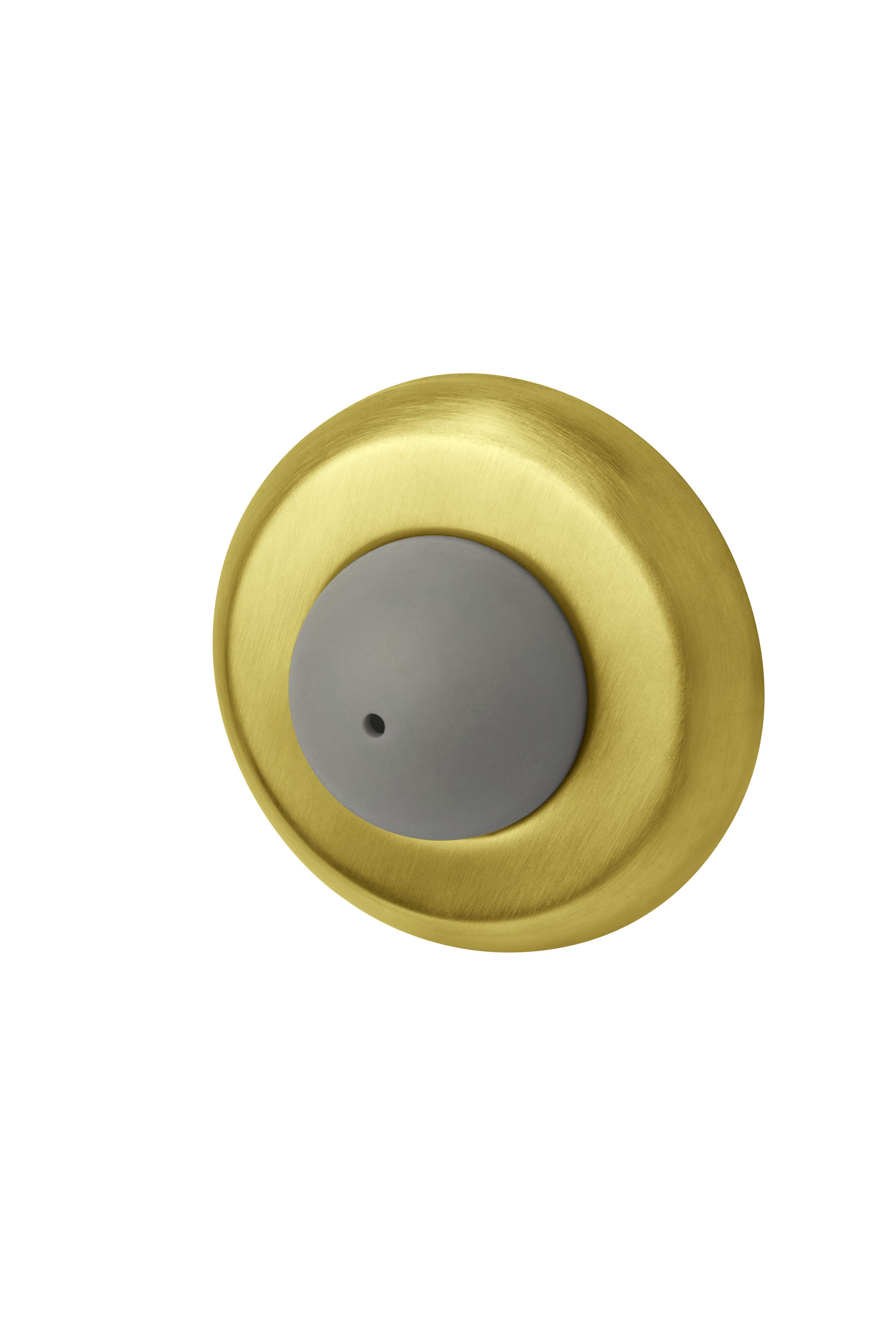 Mini Solid Brass Wall Door Bumper in Polished Chrome Mini Solid Brass Wall Door Bumper in Polished Chrome