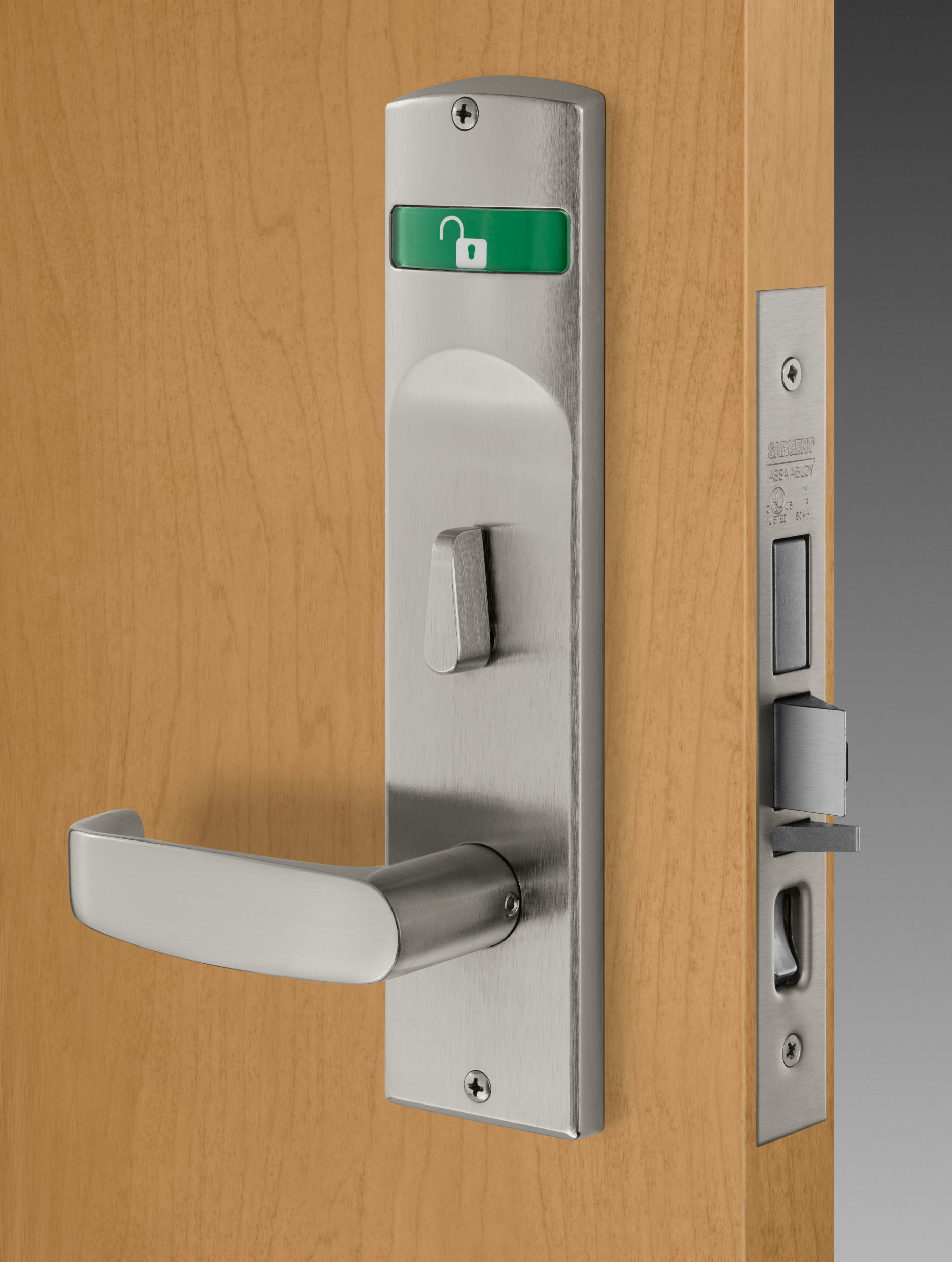 Sargent V20-8265-LNL-US26D Privacy Bathroom Mortise Lock, With V20 I