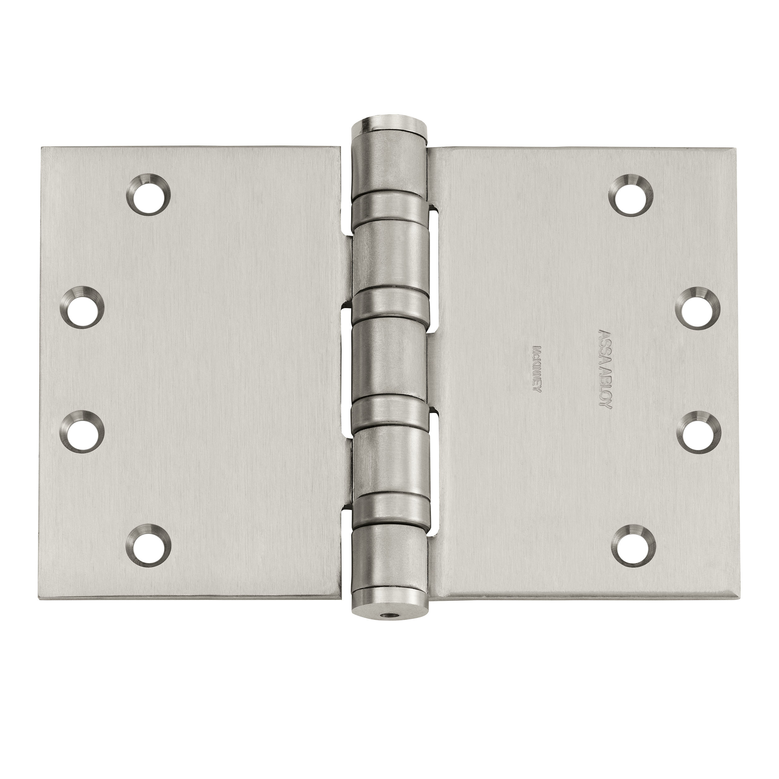 Wide throw hinges clearance