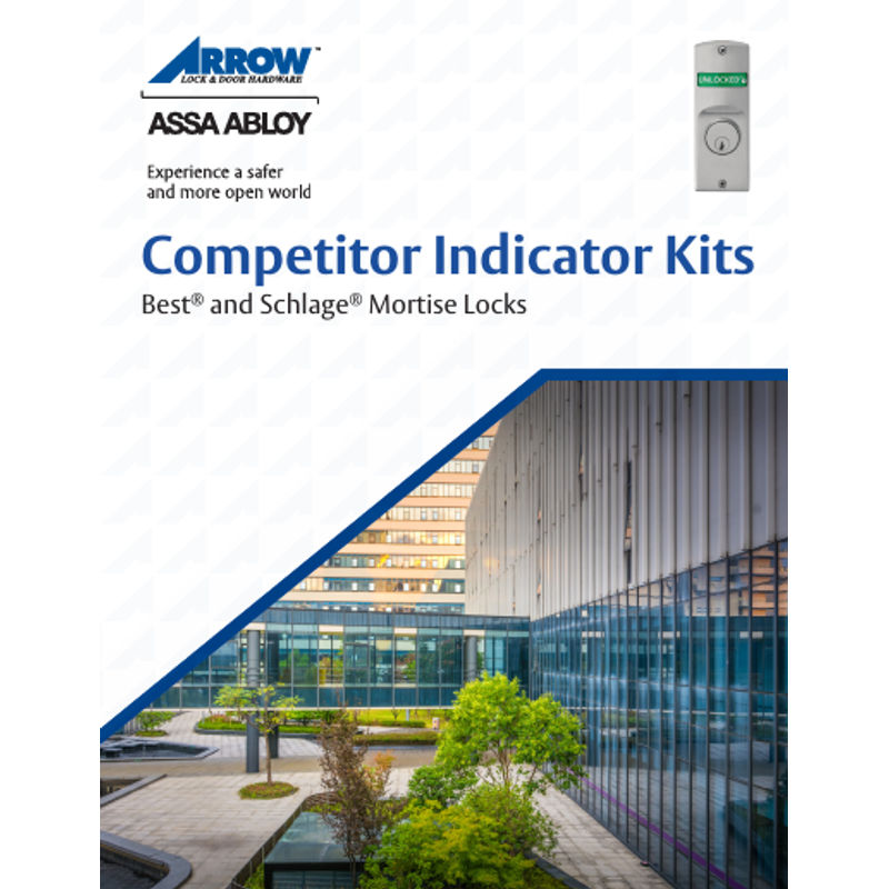 Competitor Indicator Kits for Best® and Schlage® Mortise Locks
