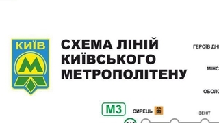 Kyiv metro scheme