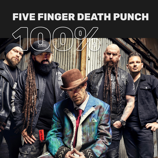 100% Five Finger Death Punch. Яка знайома мелодія… А що ж це грає?