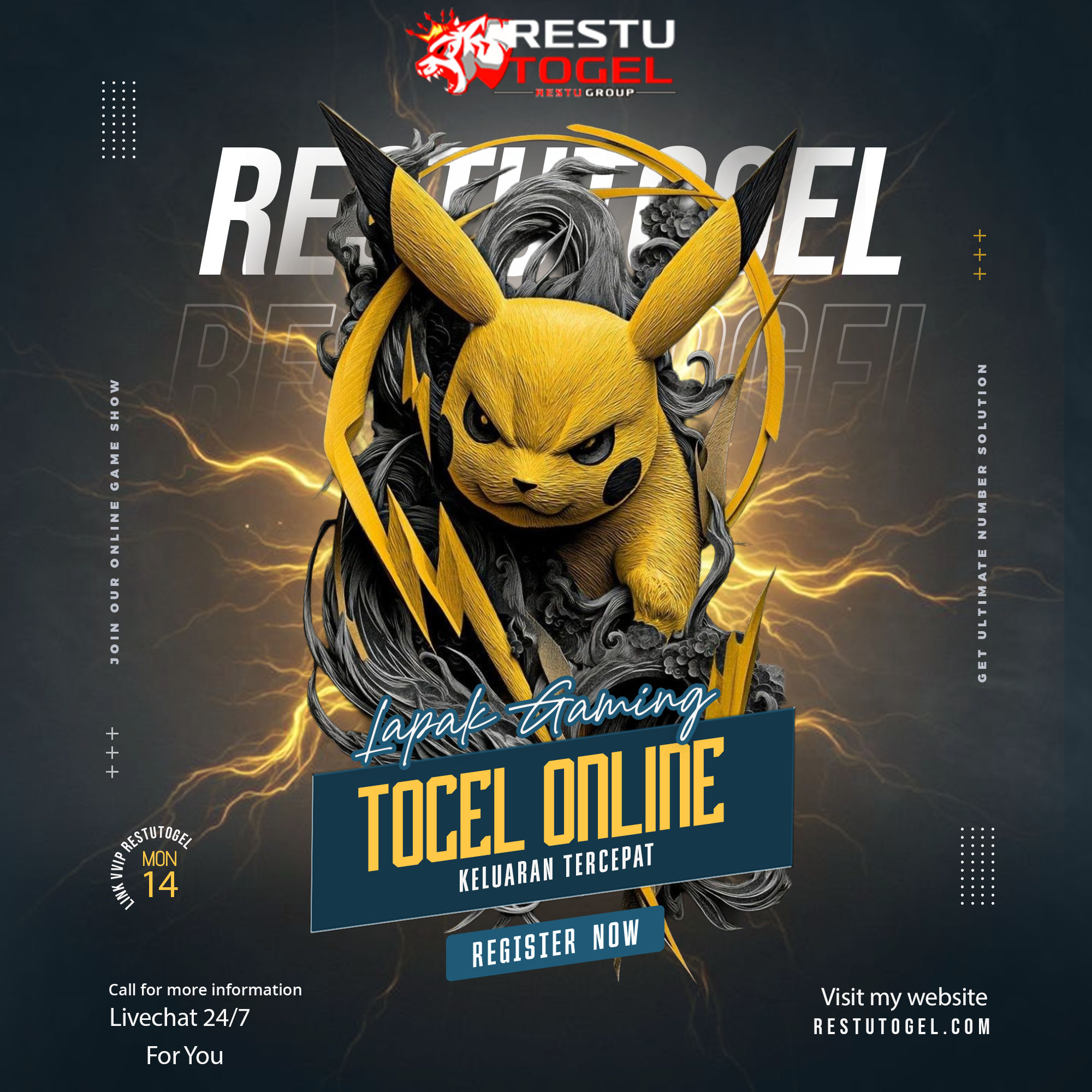 RESTUTOGEL » Rekomendasi Pasaran Togel Online Keluaran Tercepat Zona +62