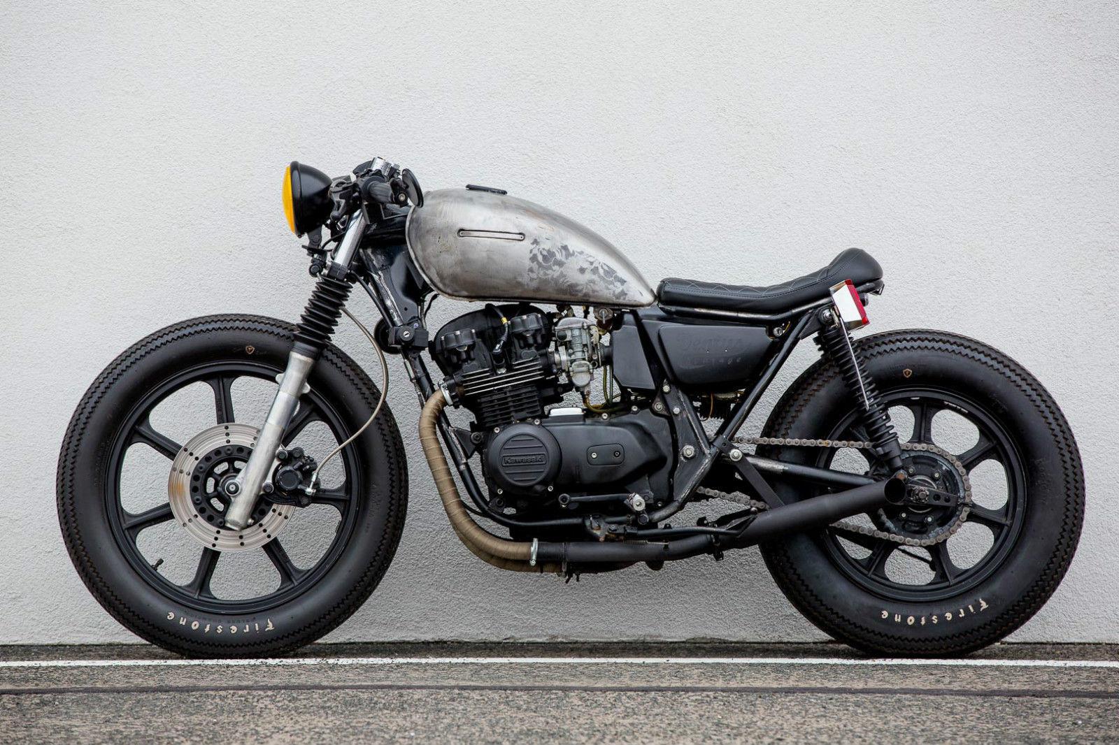 1986 Kawasaki KZ550 custom cafe racer @ Custom bikes for sale