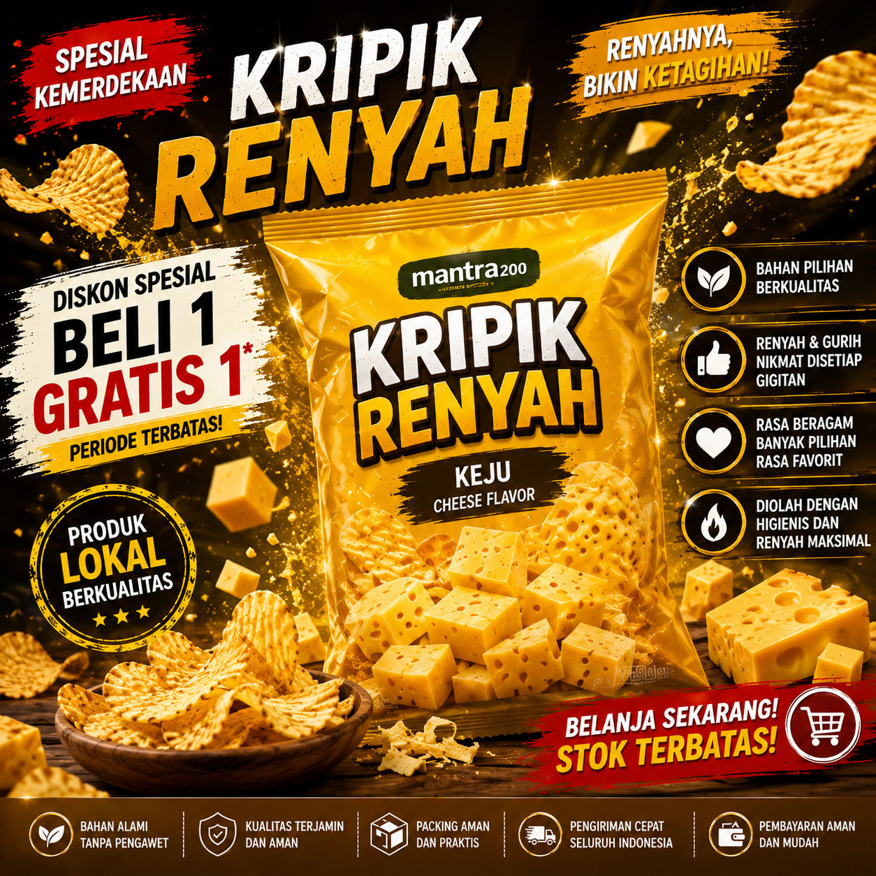 Kripik Renyah Rumput Laut
