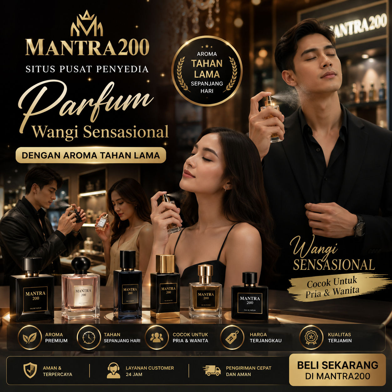 MANTRA200 : Agen Situs Penyedia Parfum Wangi Sensasional Dengan Aroma Tahan Lama