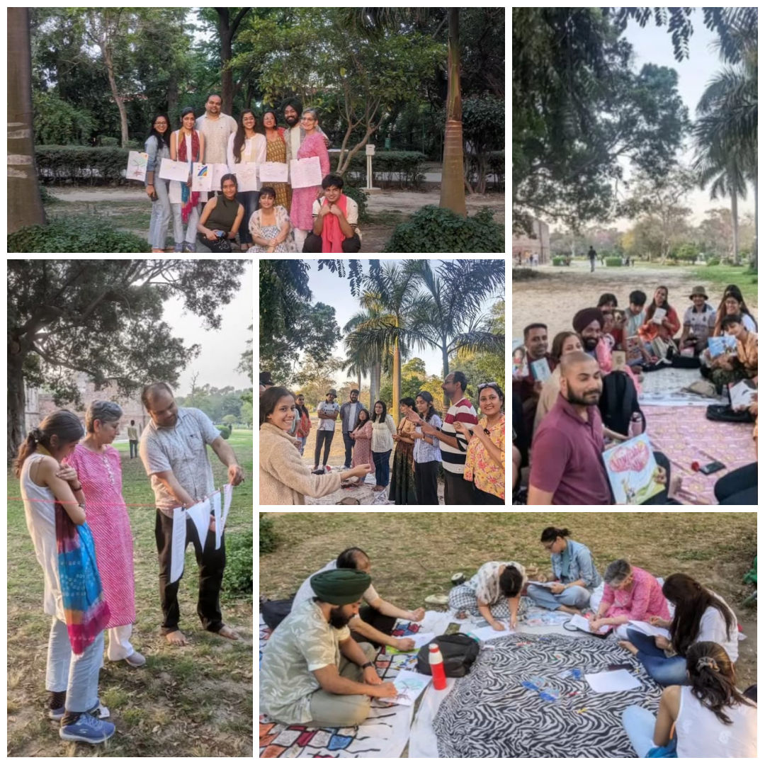 Children's Book For All at Lodi Garden, Delhi