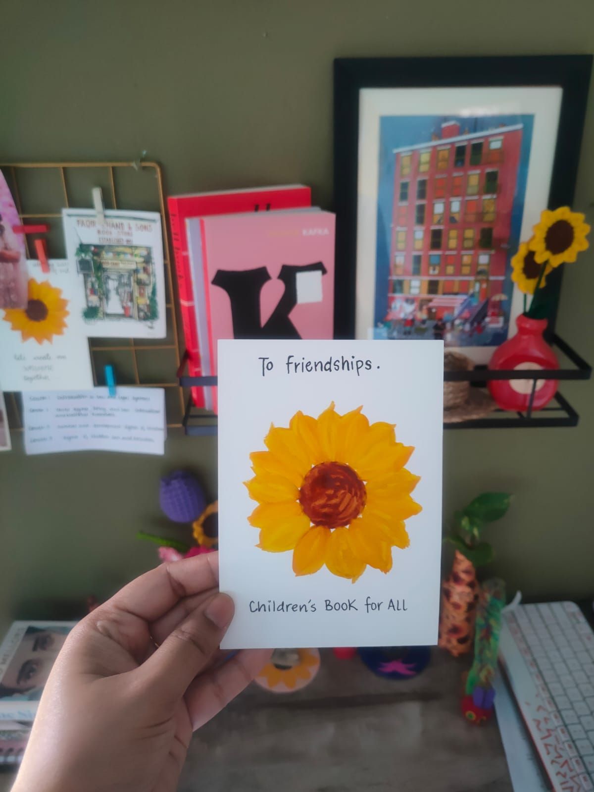 Sunflower drawing