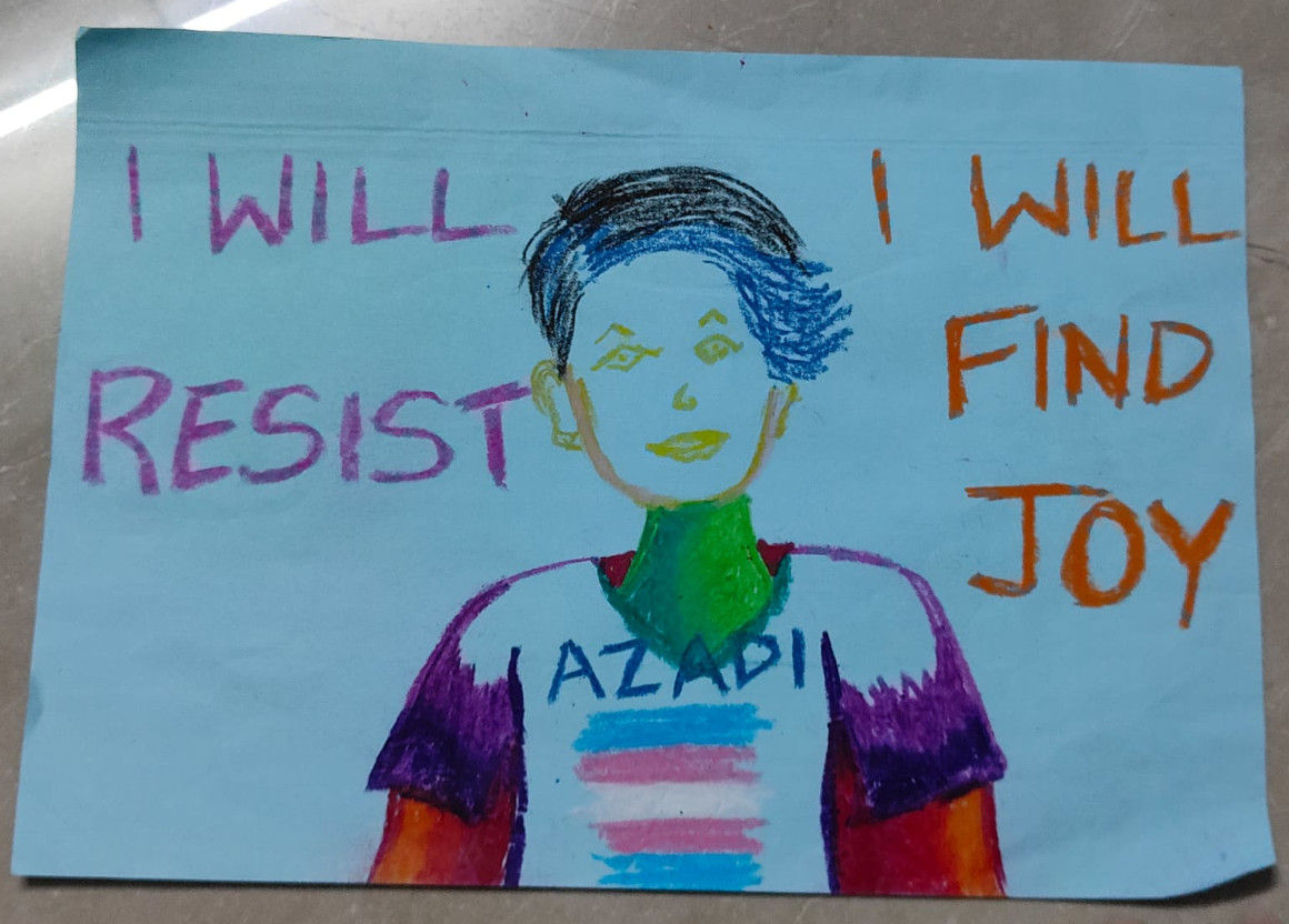 I will resist. I will find joy