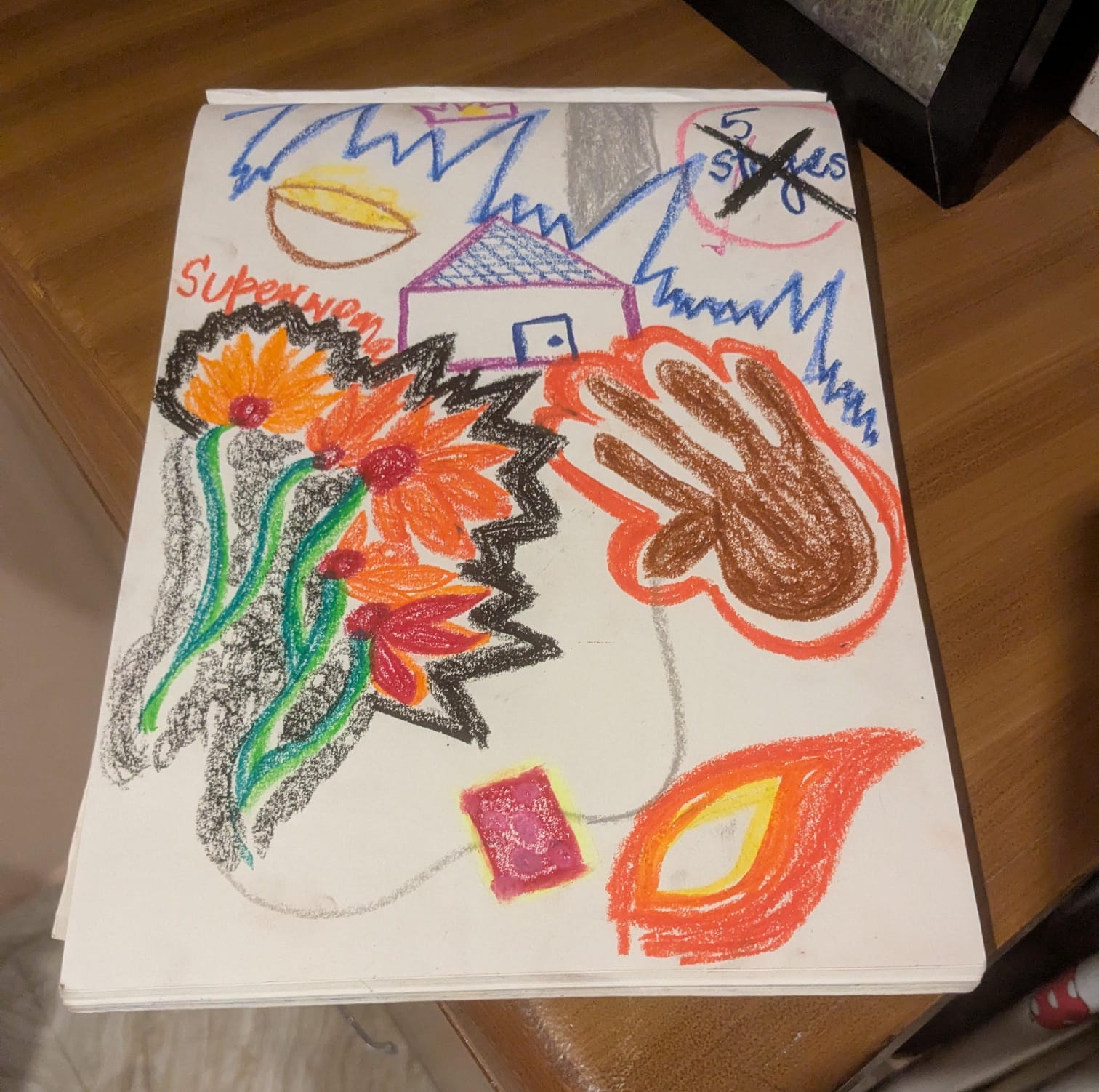 An art by a participant about what they remember their Mummy with