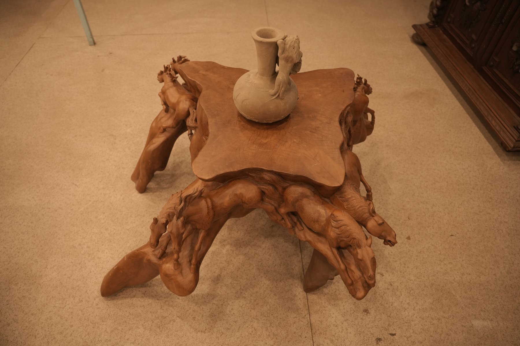 Root Wood Horse Coffee Table view 4