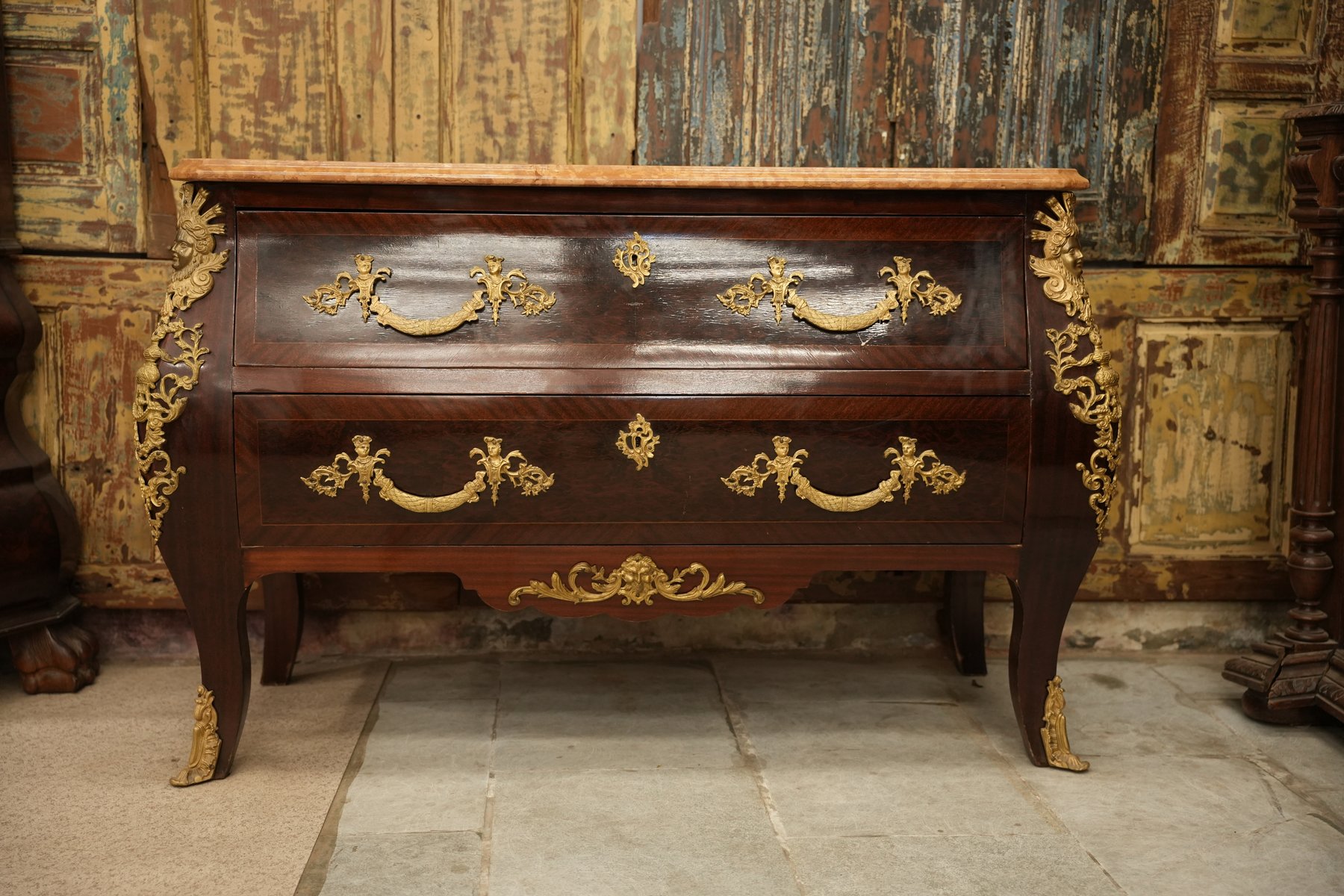 Louis XV Bombe Commode view 4
