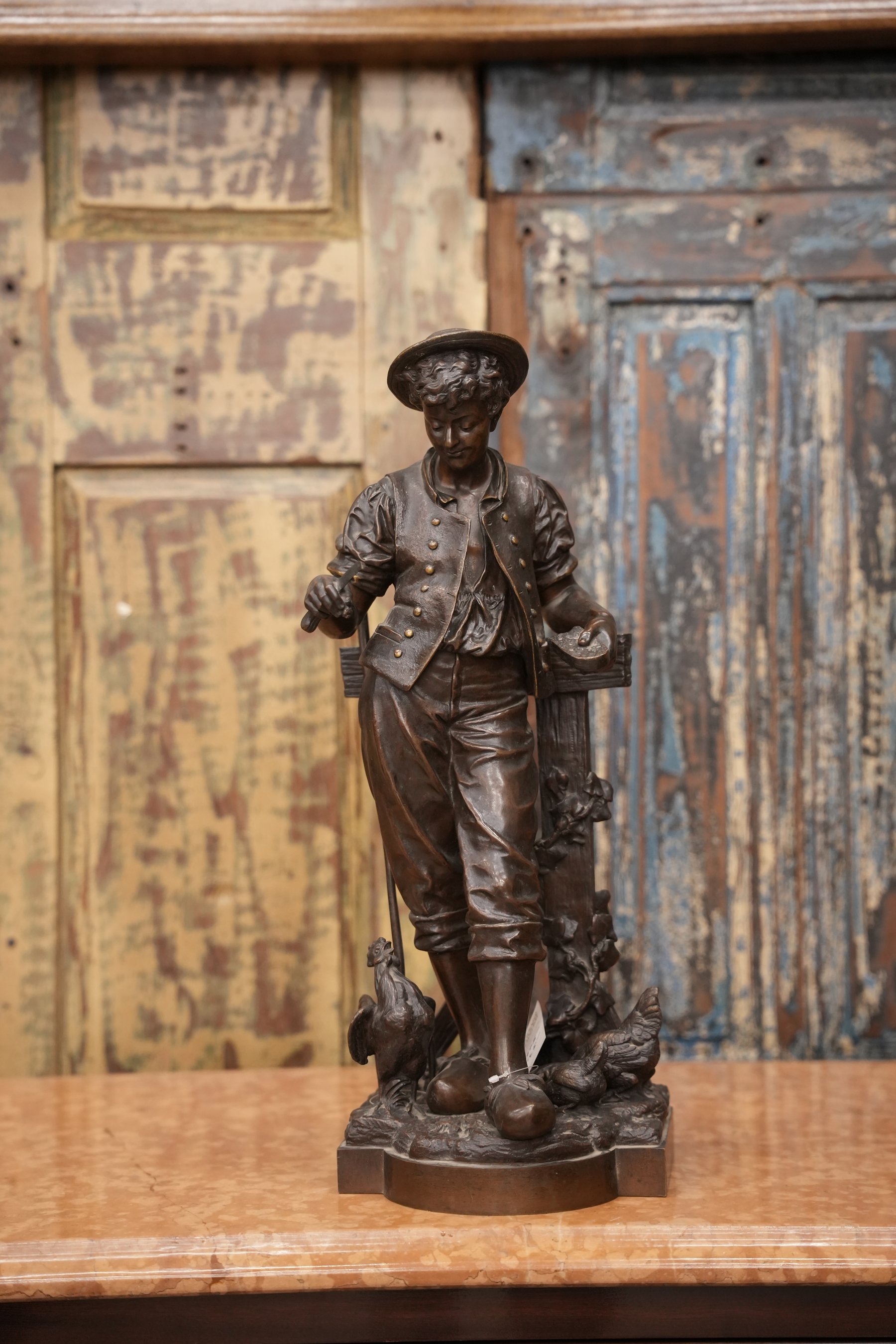 Agriculture Bronze Sculpture view 6