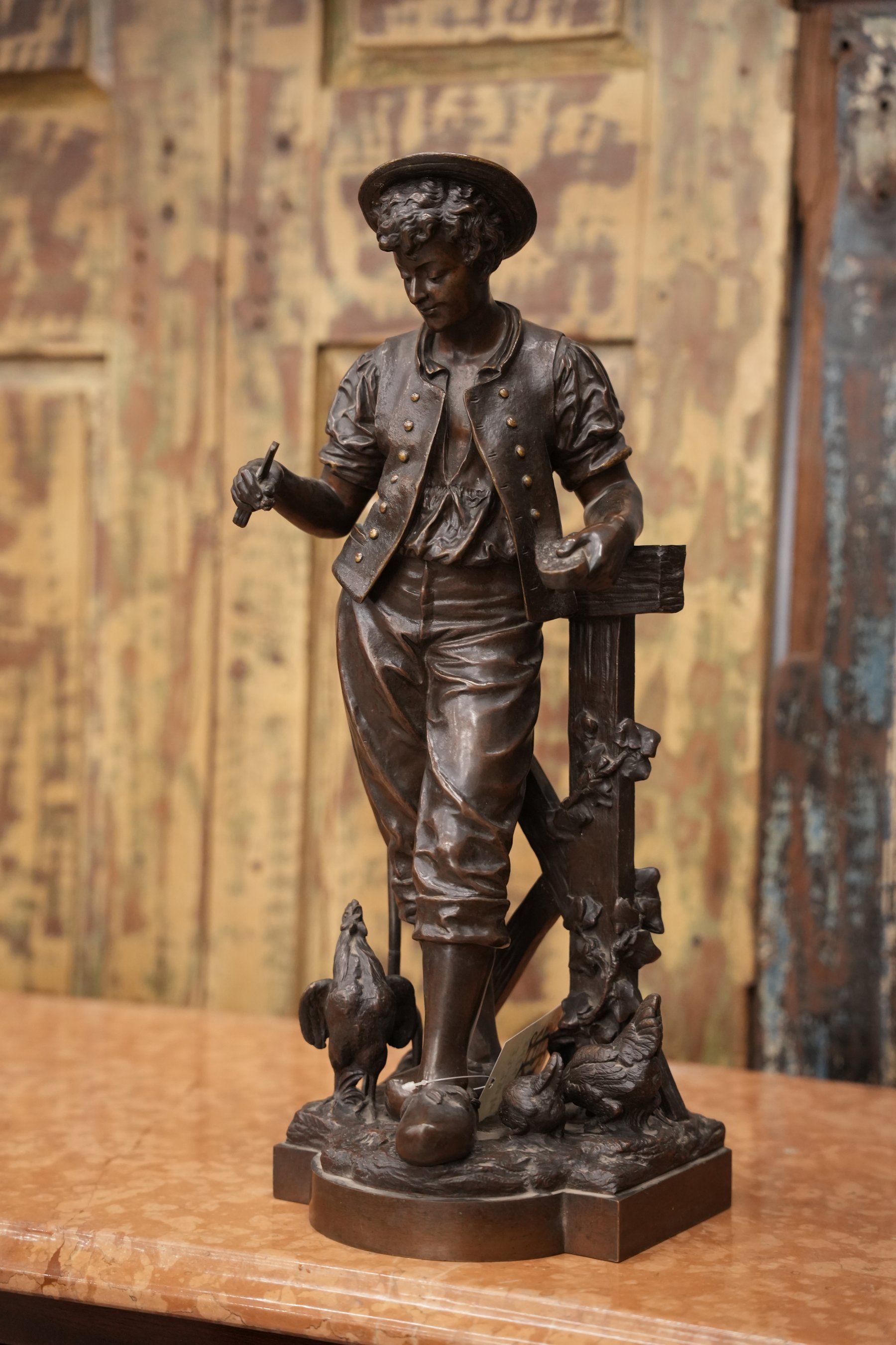 Agriculture Bronze Sculpture view 4