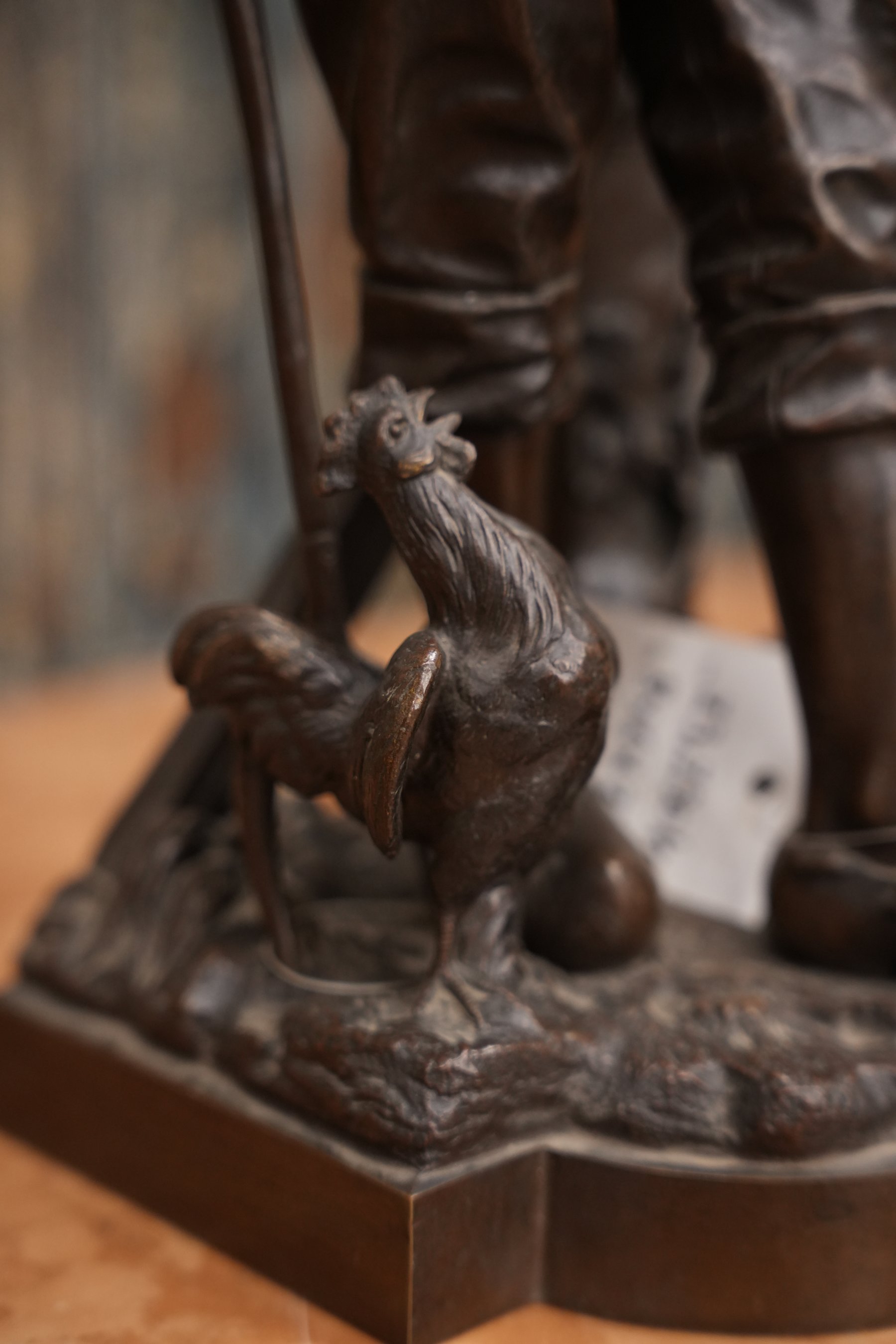 Agriculture Bronze Sculpture view 2