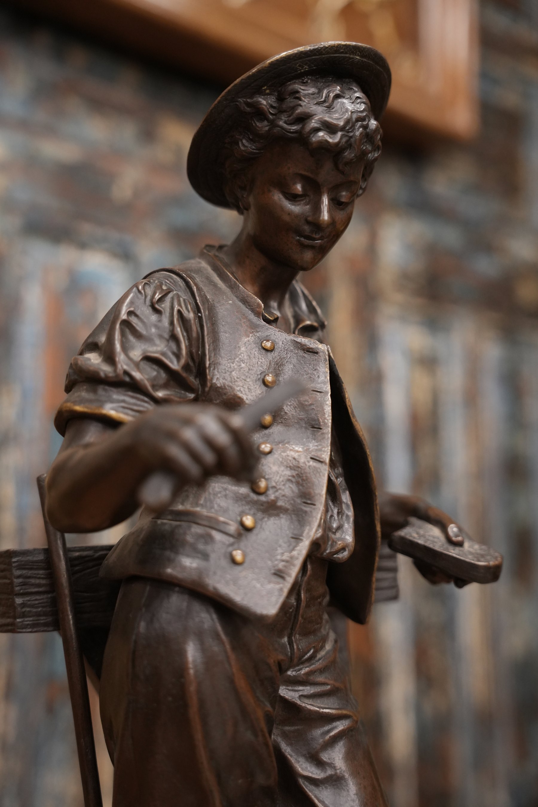 Agriculture Bronze Sculpture view 5