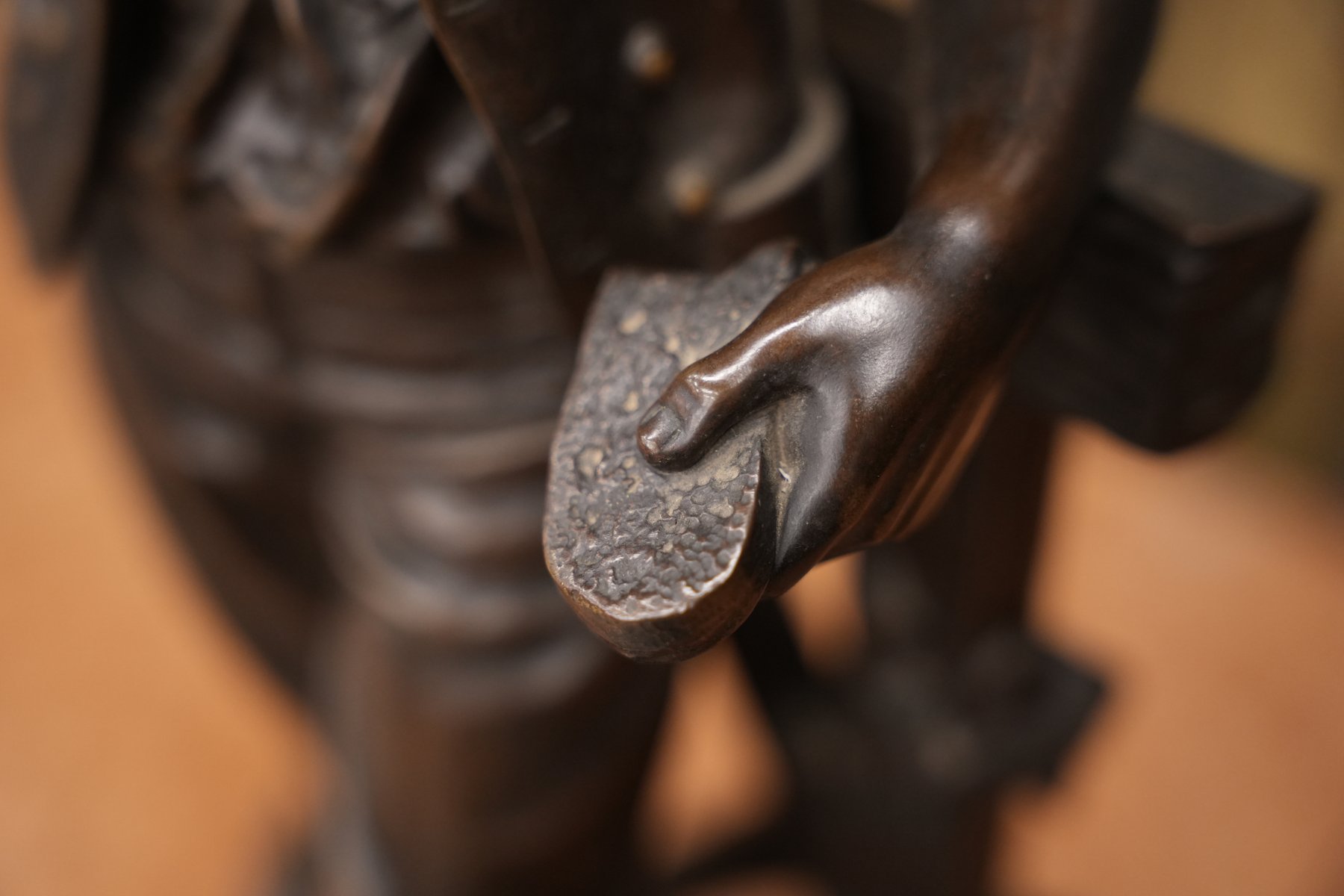 Agriculture by Emile Bruchon - a finely crafted bronze tribute to farming, nature, and the timeless spirit of rural work.