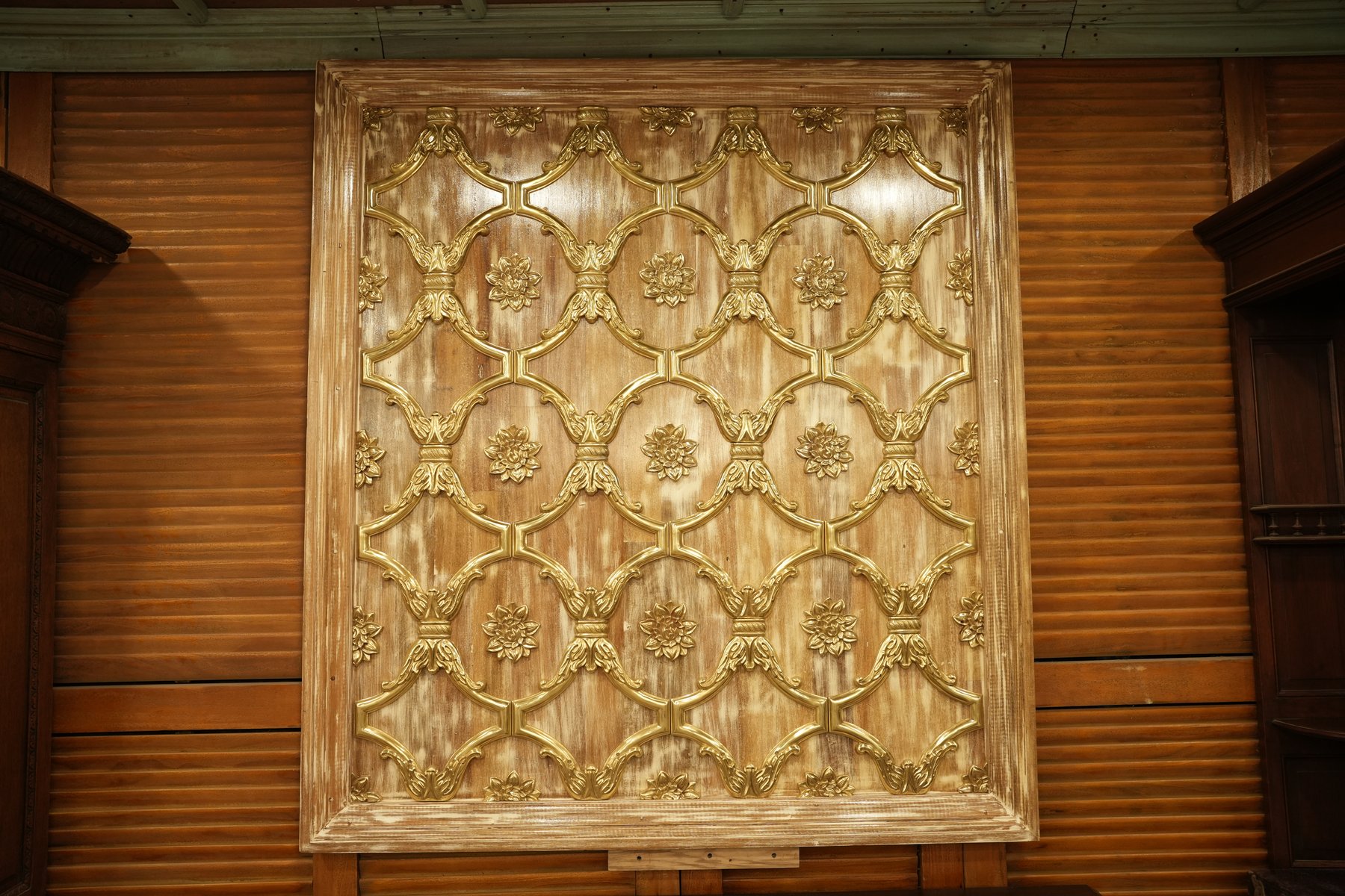 Baroque Brass Wall Panel view 2