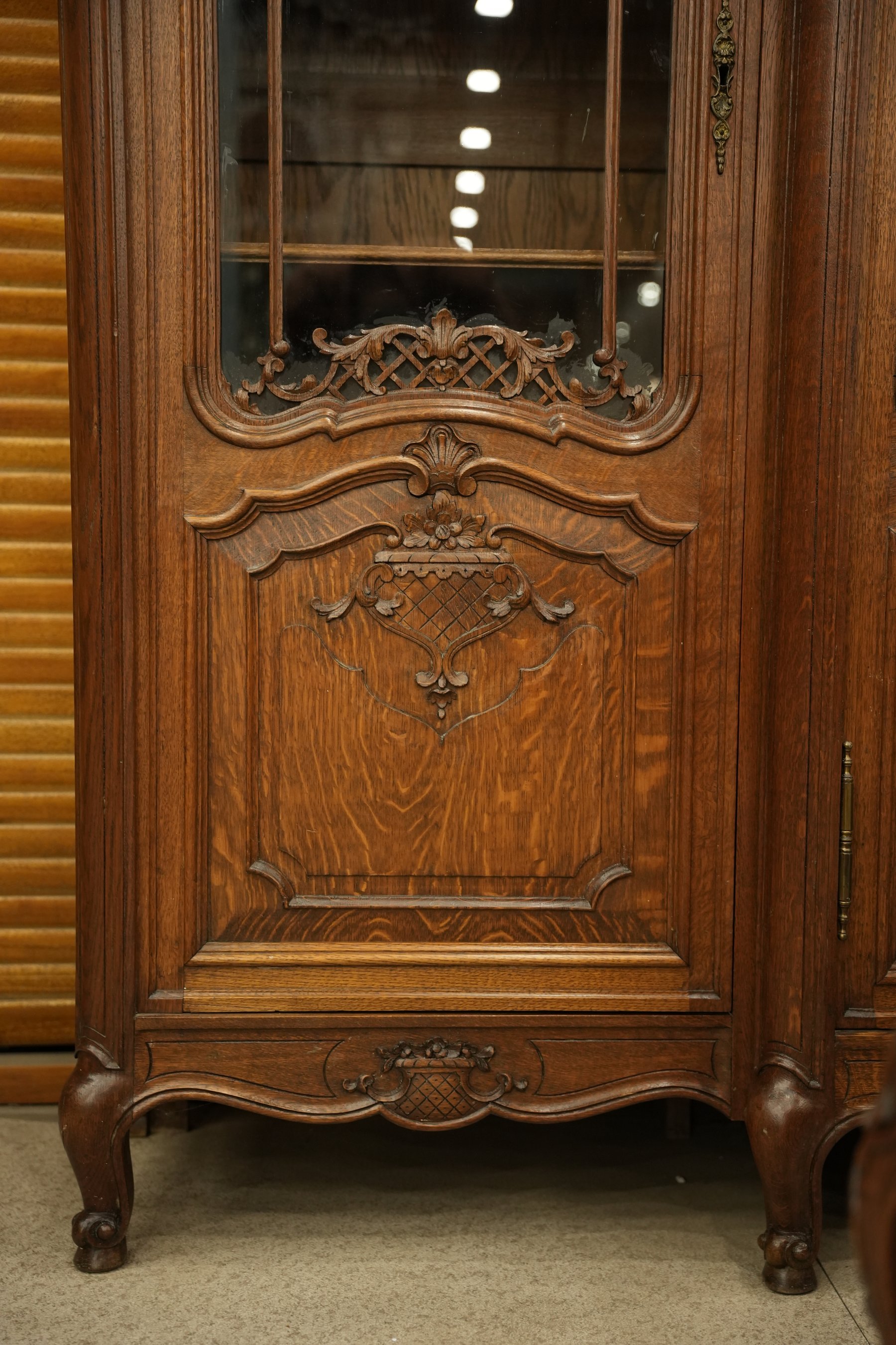 Louis XV Liege-Style Bookcase Vitrine view 3