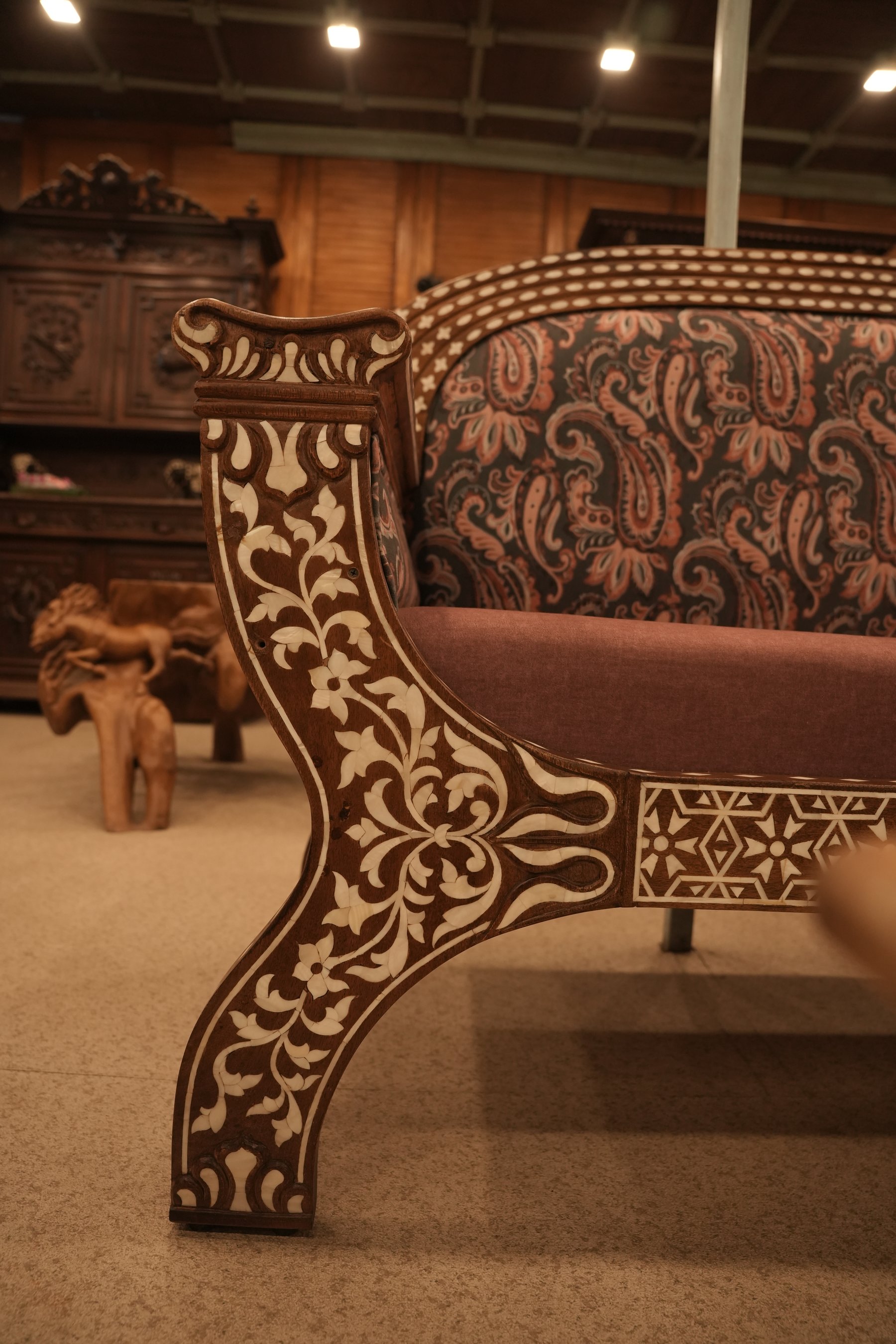 Mother Of Pearl Two-Seater Sofa view 2