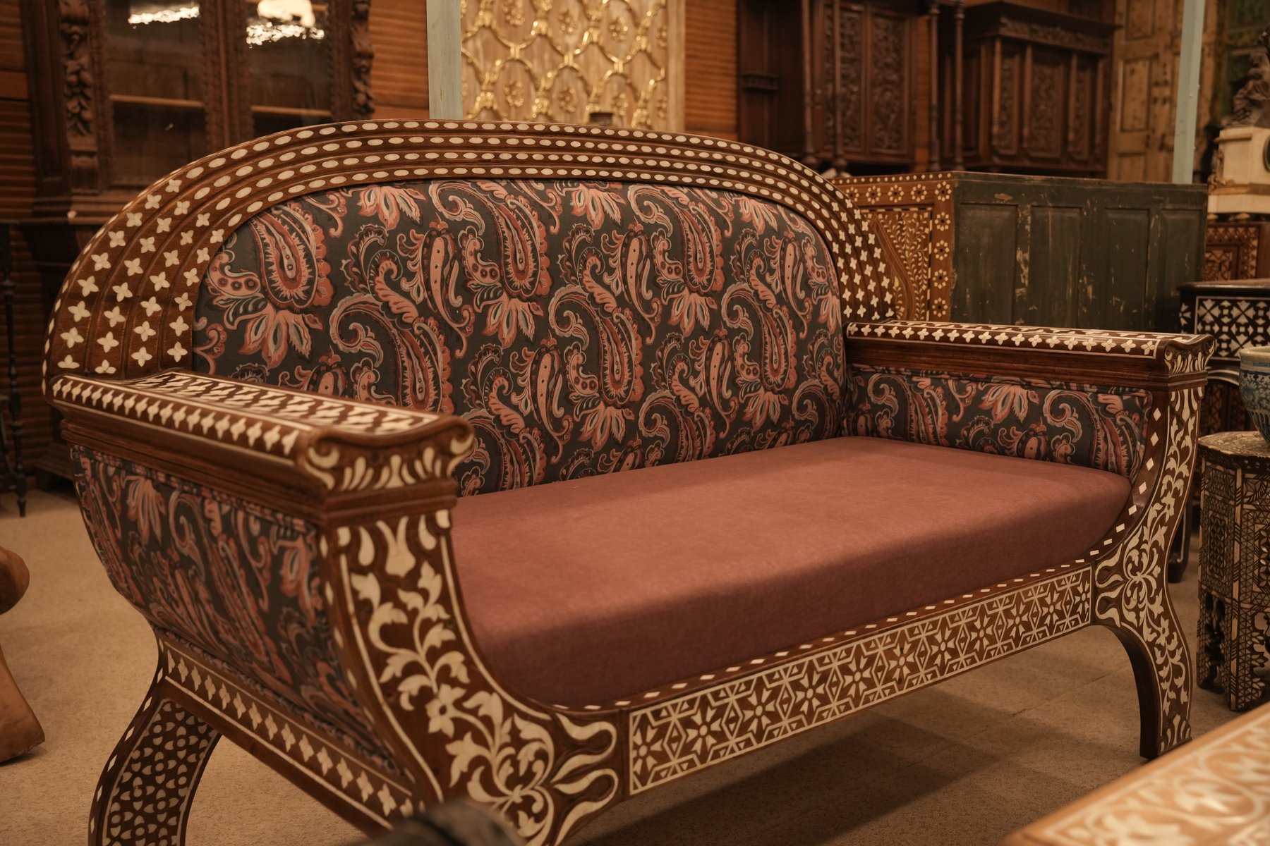 Mother Of Pearl Two-Seater Sofa view 3