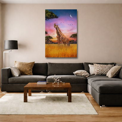 Big Canvas Art: African Heritage Print