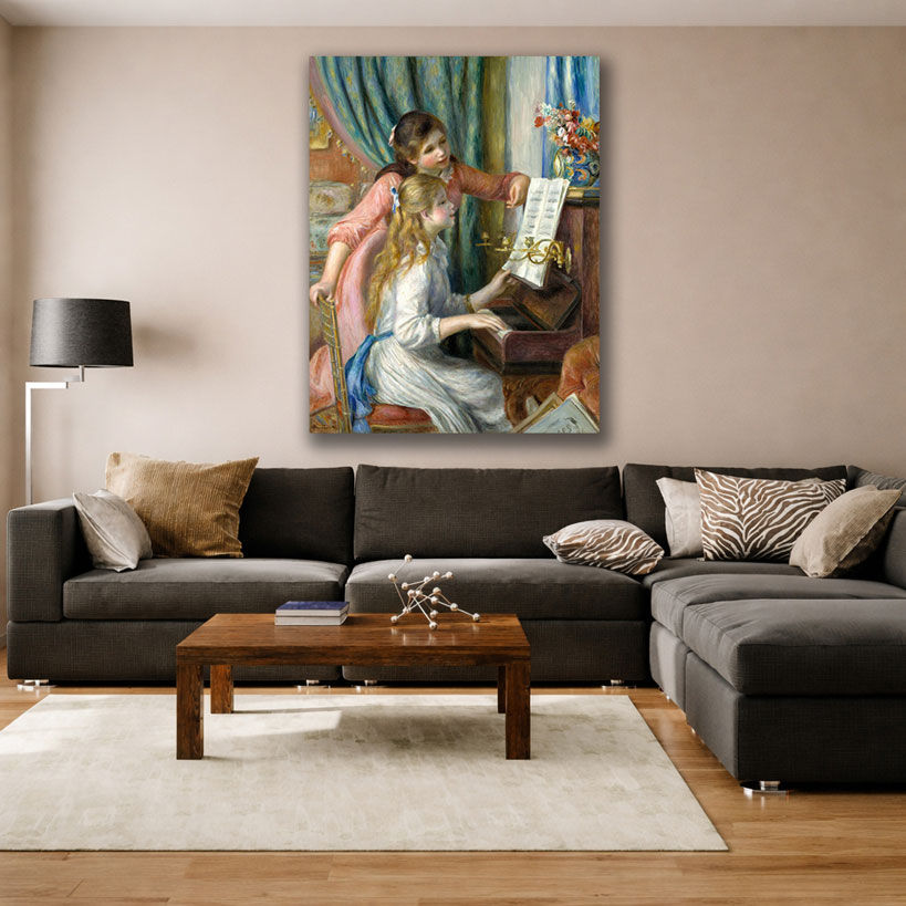 Elegant Abstract Diva Canvas Wall Art
