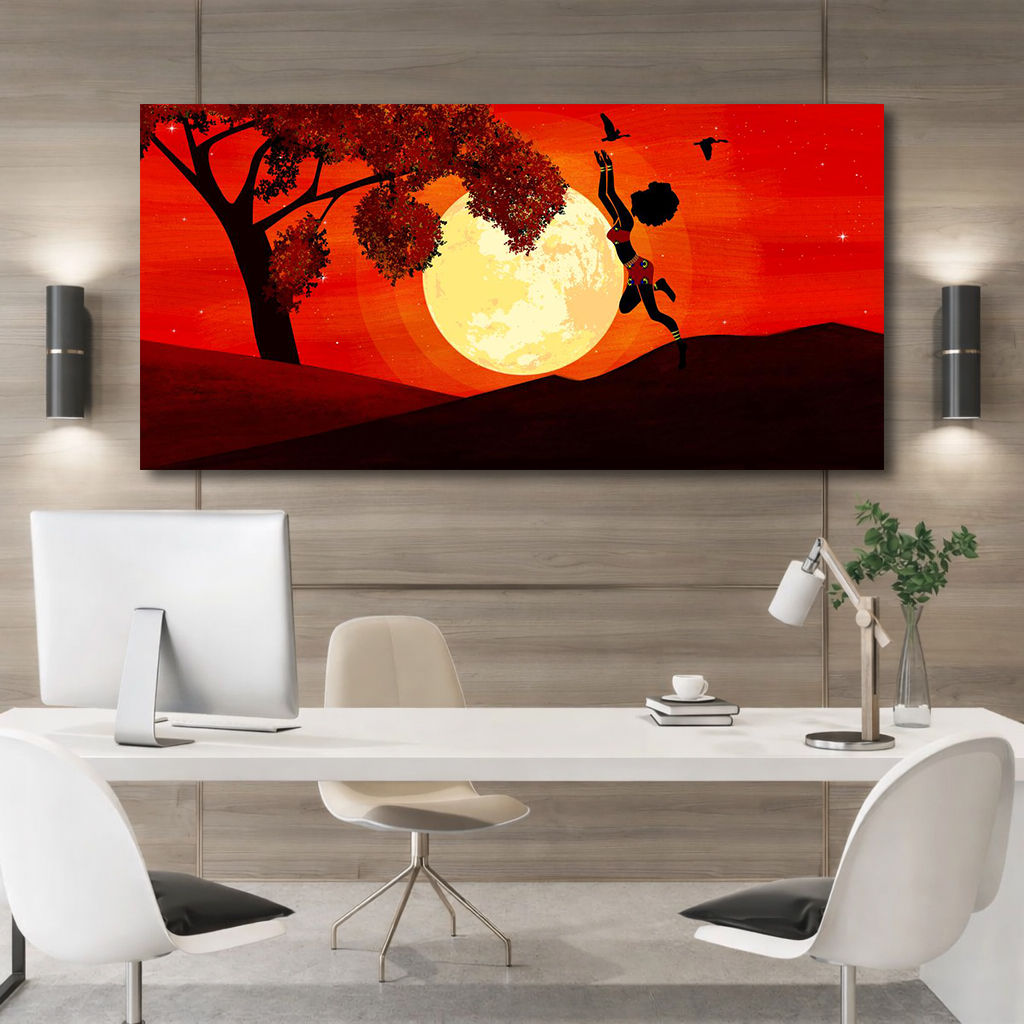 Traditional Indian Folk Art Canvas