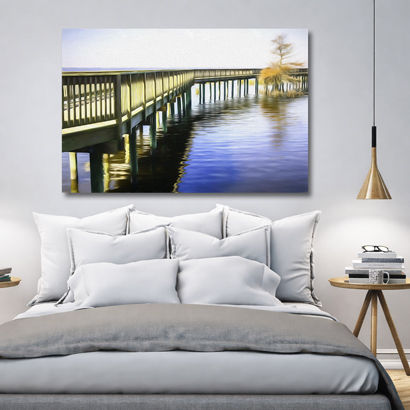 Vibrant Spring Blossom Forest - Large Wall Art Canvas