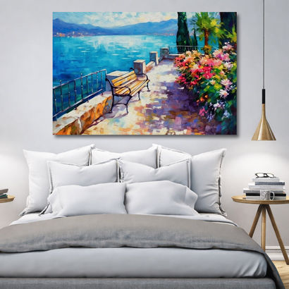 Scenic Trail Walkway Canvas For Office