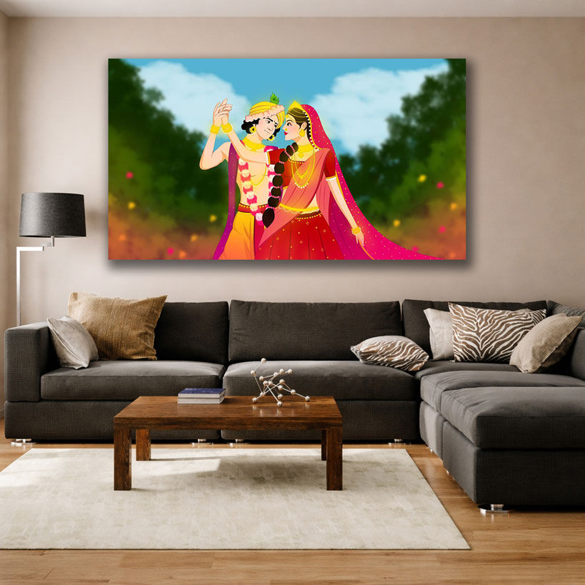 Eternal Romance Framed Canvas Prints - Bedroom Wall Art